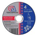 Continental Abrasives 4" x 1/32" x 5/8" Signature T1 Small Diameter Cut-Off Wheel A2-10400641